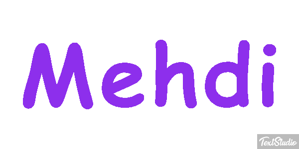 Mehdi Текстовый эффект