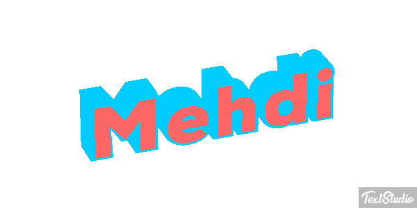 Mehdi Текстовый эффект