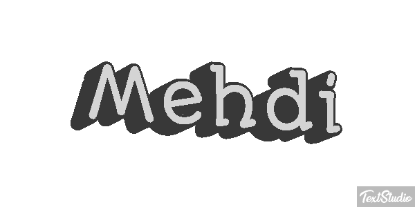 Mehdi Текстовый эффект