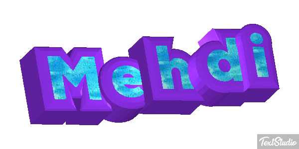 Mehdi Текстовый эффект