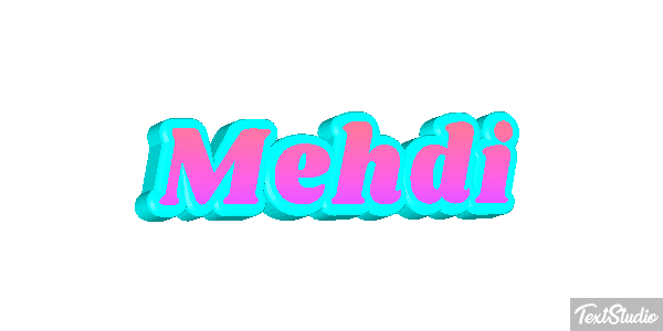 Mehdi Текстовый эффект