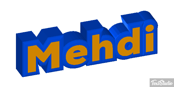 Mehdi Текстовый эффект