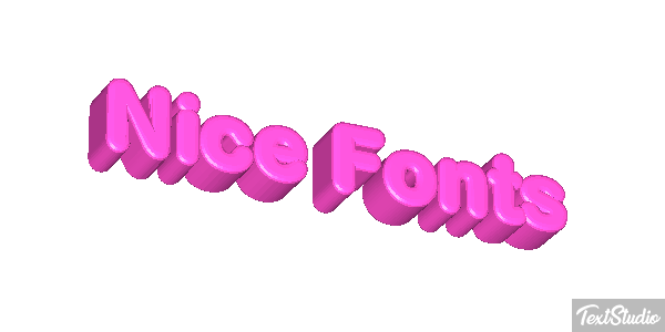 Nice Fonts Text effect