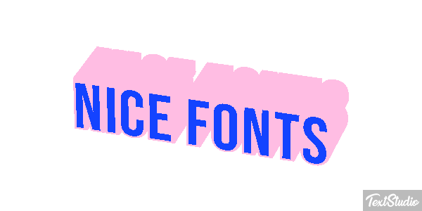 Nice Fonts Text effect