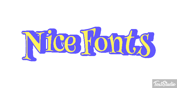 Nice Fonts Text effect