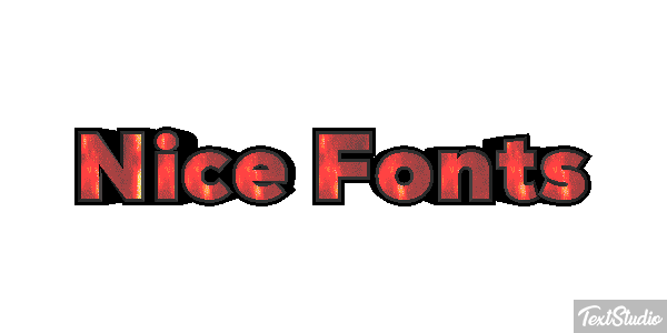 Nice Fonts Text effect