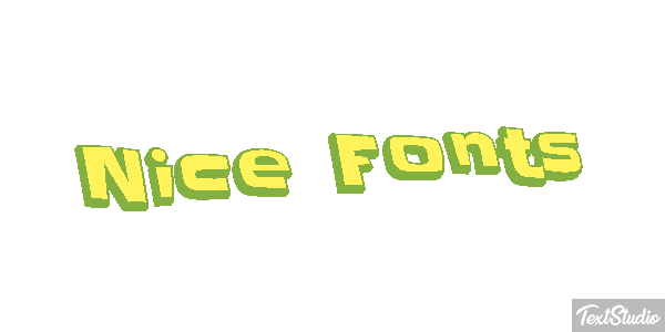Nice Fonts Text effect