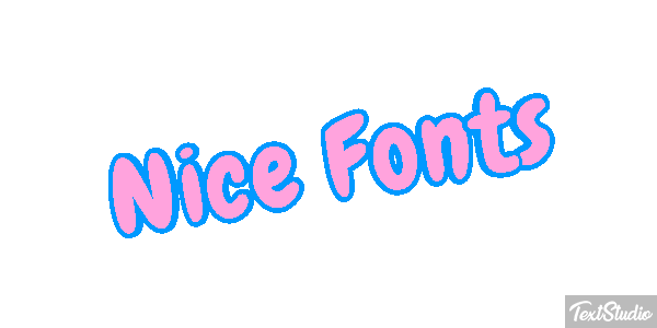 Nice Fonts Text effect