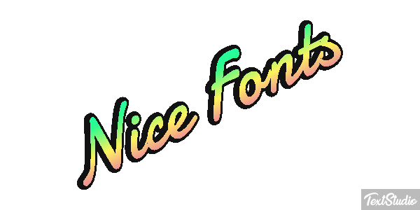 Nice Fonts Text effect