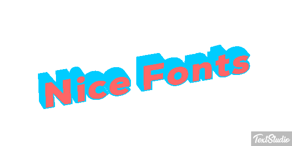 Nice Fonts Text effect