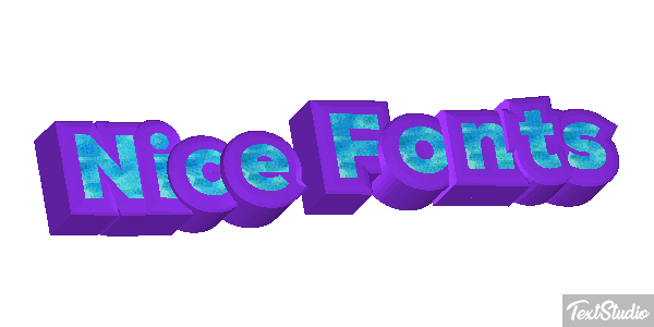 Nice Fonts Text effect