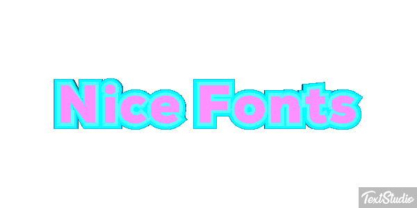 Nice Fonts Text effect