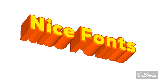 Nice Fonts Text effect