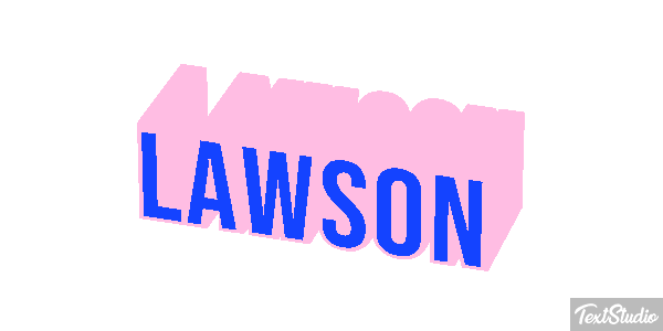 Lawson Text effect
