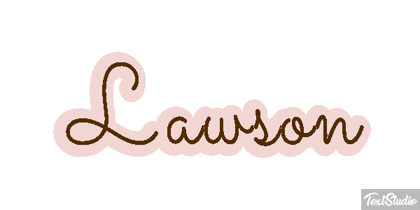 Lawson Text effect