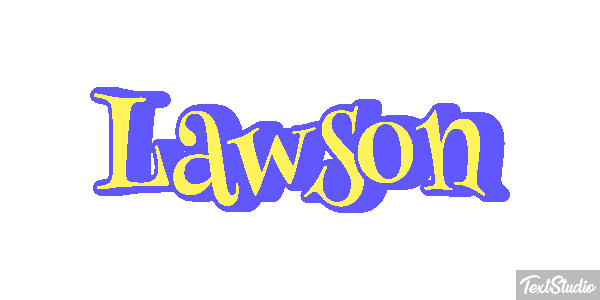Lawson Text effect