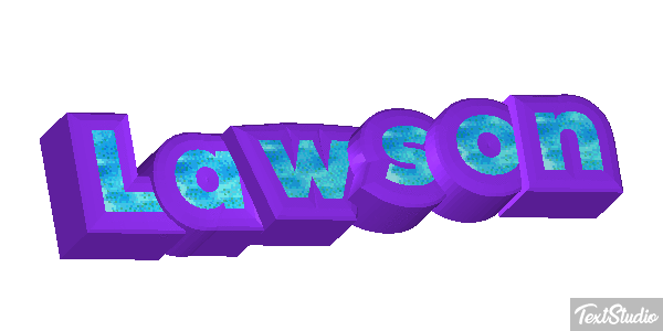 Lawson Text effect