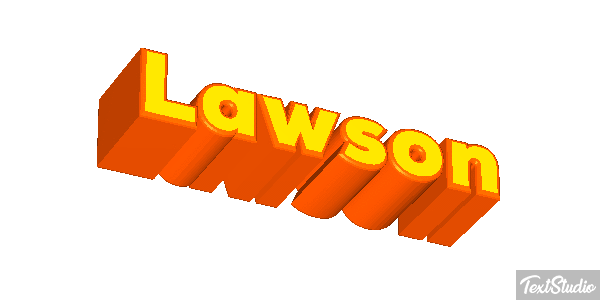 Lawson Text effect