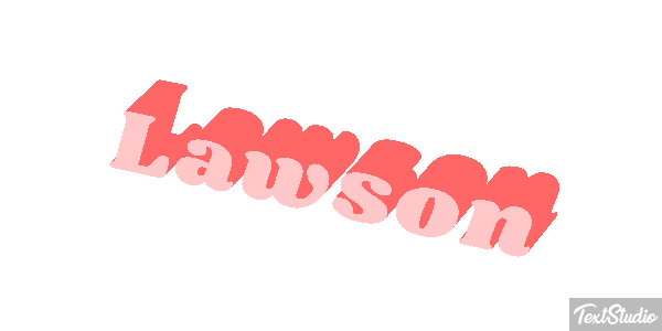 Lawson Text effect