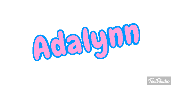 Adalynn Tekst effect