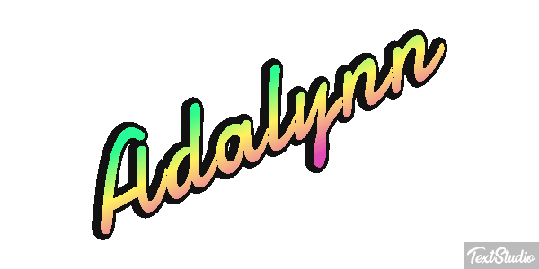 Adalynn Tekst effect