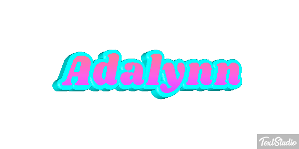 Adalynn Tekst effect