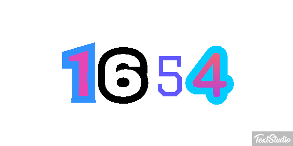1654 テキスト効果