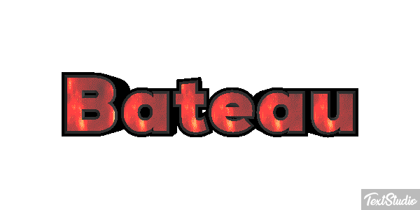 Bateau Tekst effect