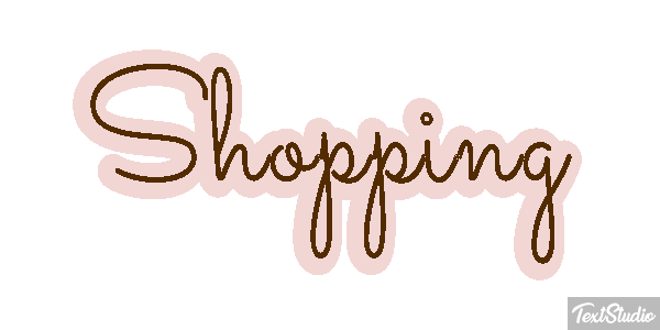 Shopping Text effect