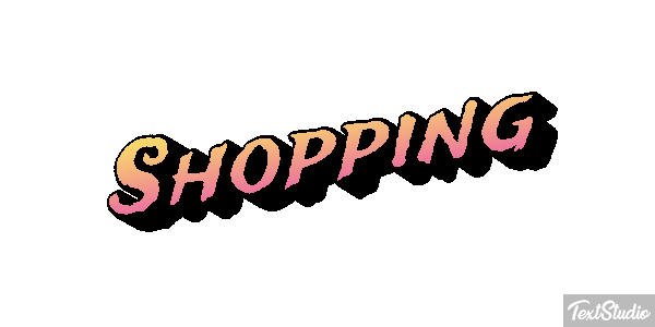 Shopping Text effect