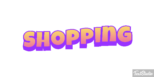 Shopping Text effect