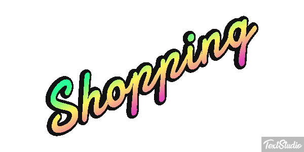 Shopping Text effect