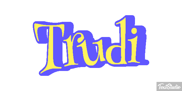 Trudi Text effect