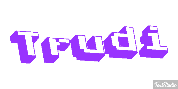 Trudi Text effect