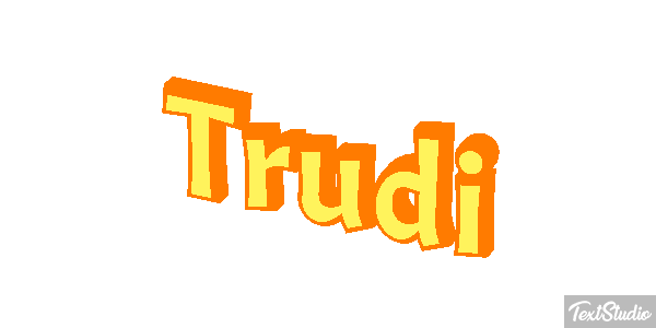 Trudi Text effect
