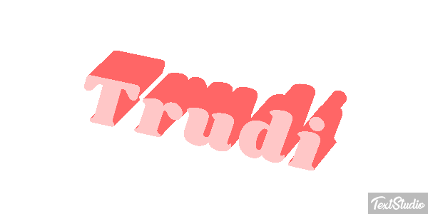 Trudi Text effect