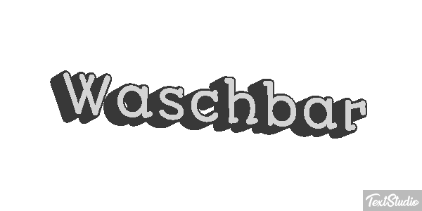 Waschbär Tekst effect