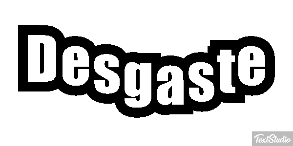 Desgaste Efekt tekstowy