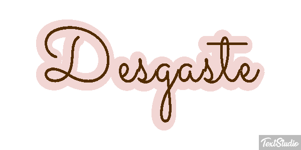 Desgaste Efekt tekstowy