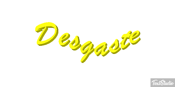 Desgaste Efekt tekstowy