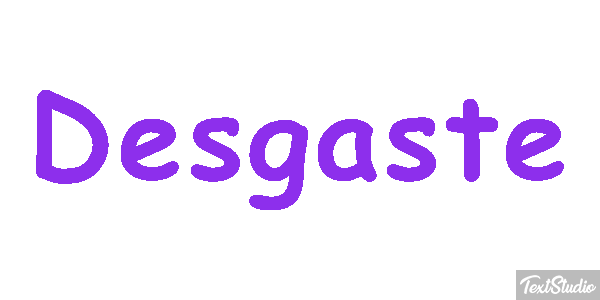 Desgaste Efekt tekstowy