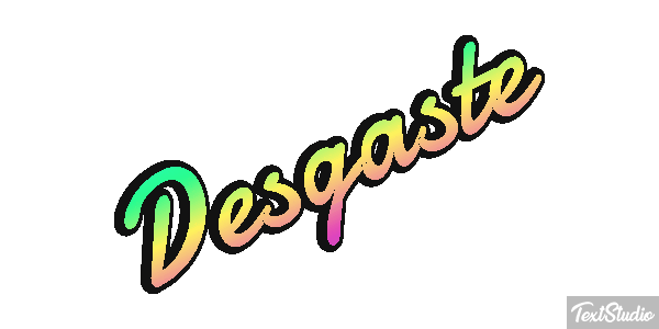Desgaste Efekt tekstowy