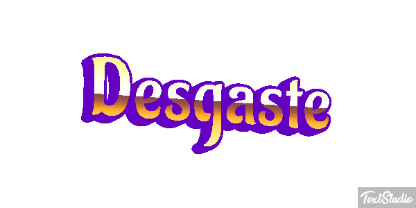 Desgaste Efekt tekstowy
