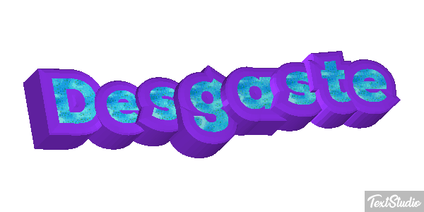Desgaste Efekt tekstowy