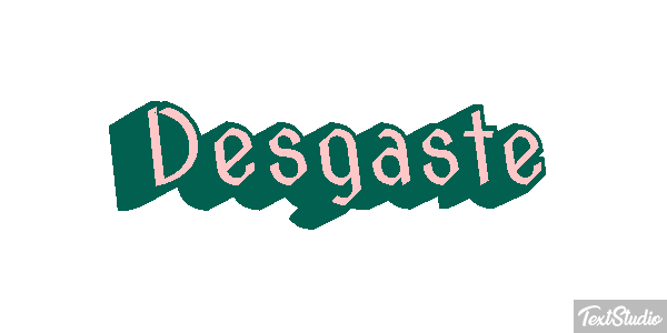 Desgaste Efekt tekstowy