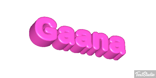 Gaana Efecto de texto