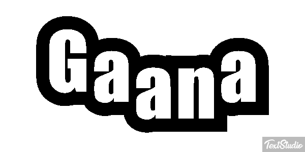 Gaana Efecto de texto