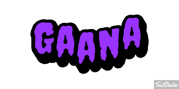 Gaana Efecto de texto