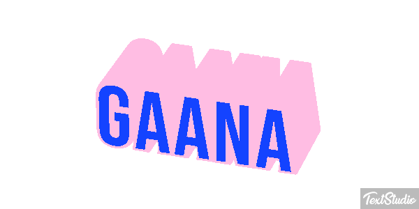 Gaana Efecto de texto