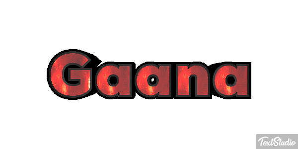 Gaana Efecto de texto
